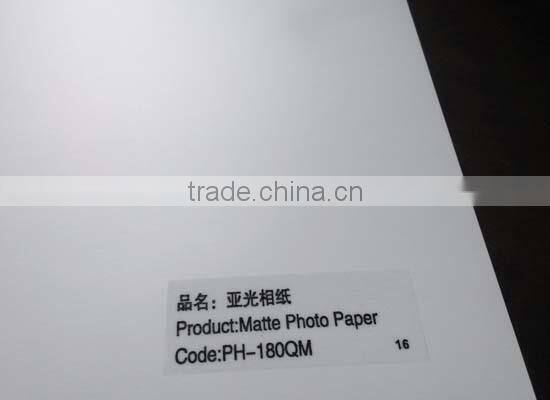 180gsm Matte photo paper for ECO solvent