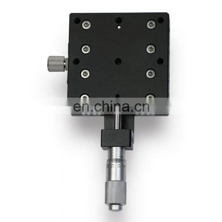 LX60-C X-Axis 60*60mm Manual Displacement Platform Linear Stage High Precision Sliding Table