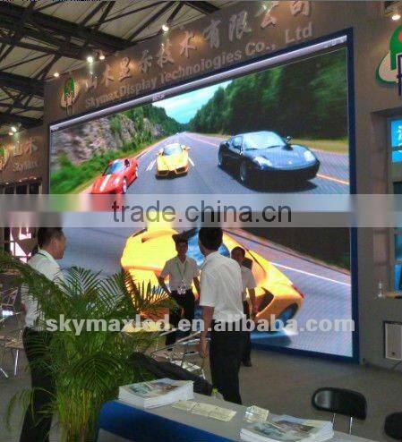 P6 indoor Installation Fast Rental stage car show full color led indoor LED screen