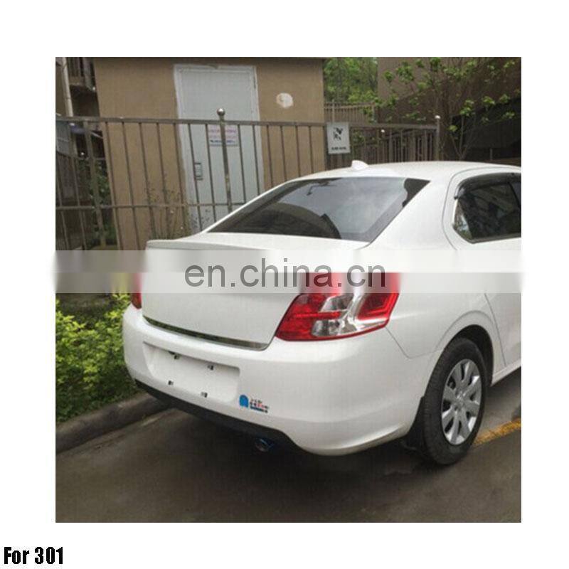 ABS Primer Painted Back Trunk lip wing For 301 Rear spoiler