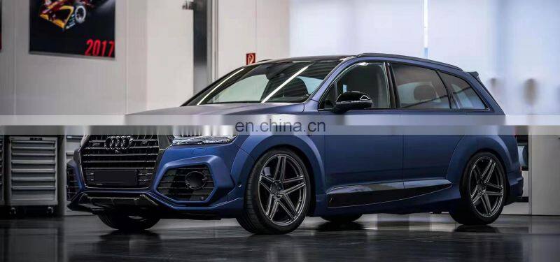 Runde Carbon Fiber Or FRP Material For ABT Style Audi Q7 Body Kit Front Bumper Rear Bumper Side Skirt Wheel Eyebrow 2016-2019