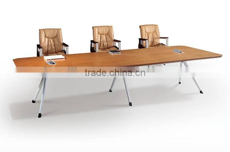 2015# latest design office modern conference table metal leg PS-207