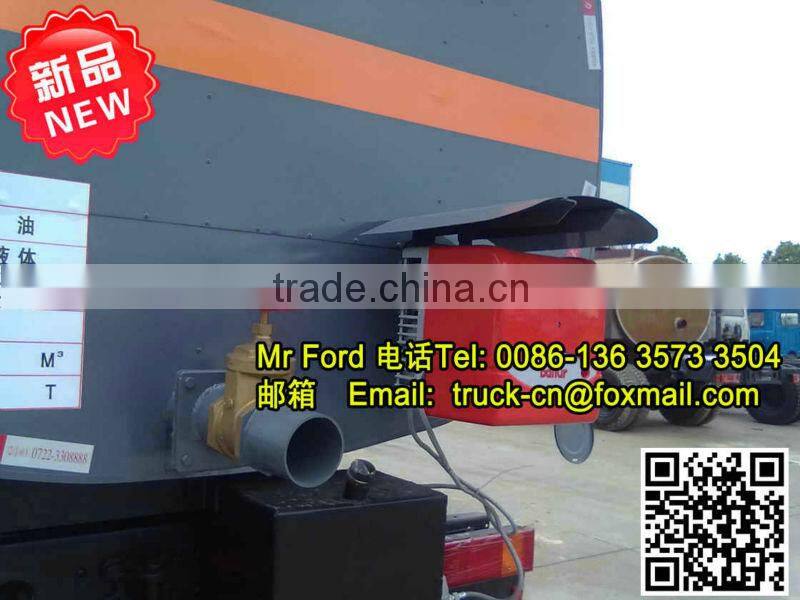TEL Dongfeng 8x4 red cabin 25000L asphalt tanker truck liquid bitumen tanker truck crude oil tanker truck 0086-13635733504