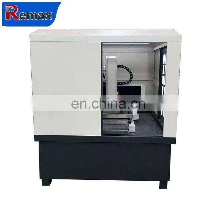 2019 hot sale heavy type Metal Milling Machine 6060 Cnc mould Router in enclosure