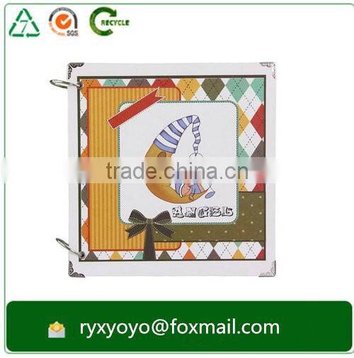 wholesale loose-leaf paper printed 3 ring binder for catalog