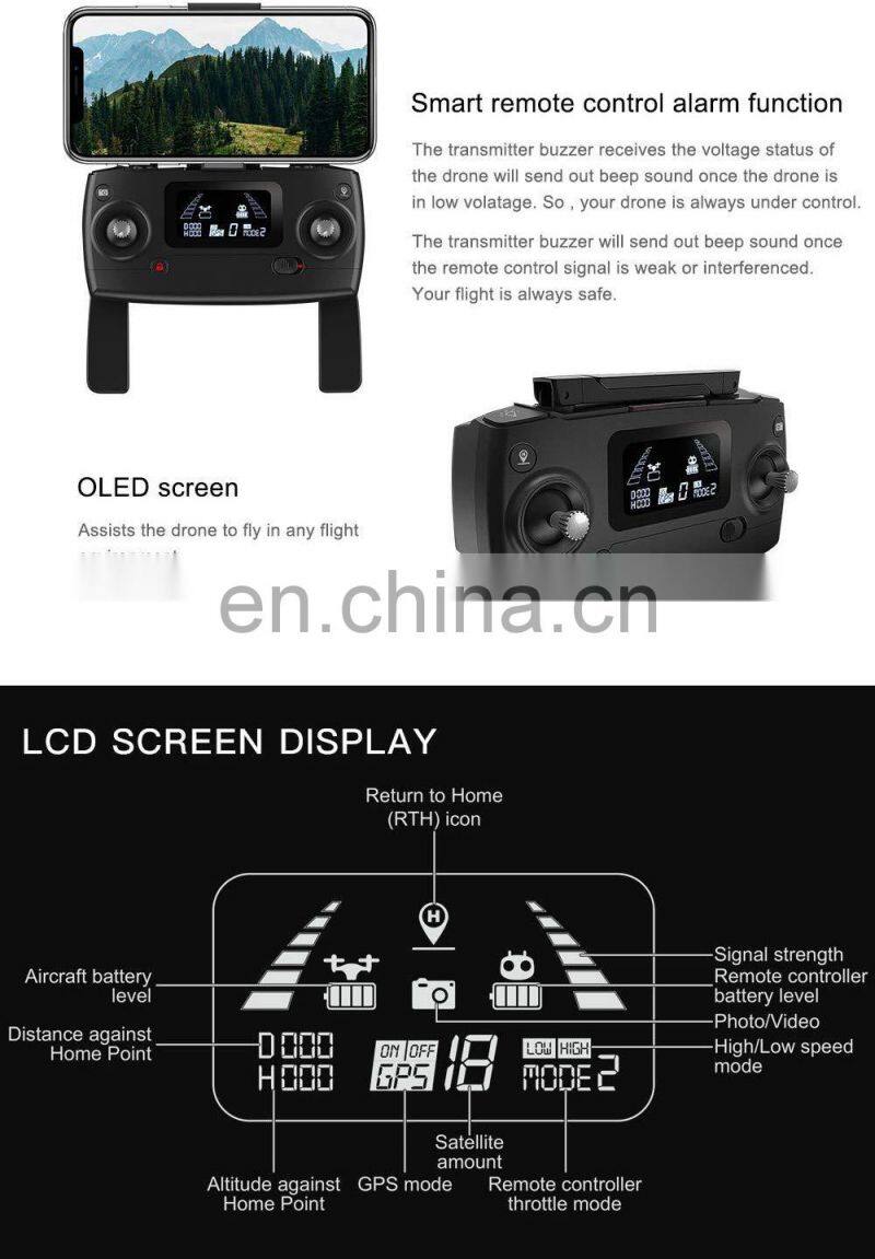 MJX Bugs B4W GPS Brushless Foldable RC Drone with high quality carry case +3pcs batteries (2pcs extra ) drone kit gift toy