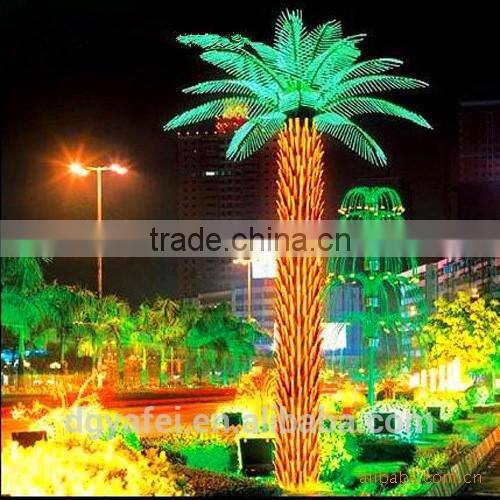 LED artificial palm tree/the palm tree with lighting