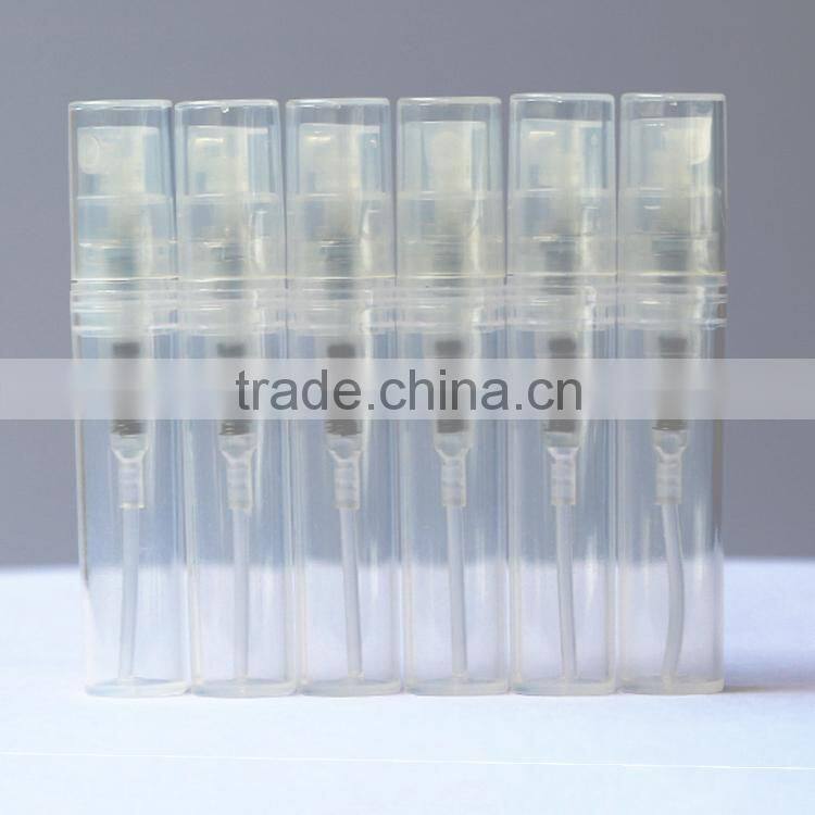 2015 New Product 10ml Portable Plastic Perfume Dispenser Bottle