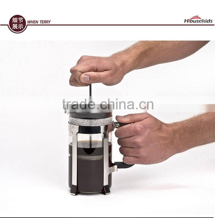 New Coffee Tea Maker with Stainless Steel Plunger High Quality Glass and Stainless Steel