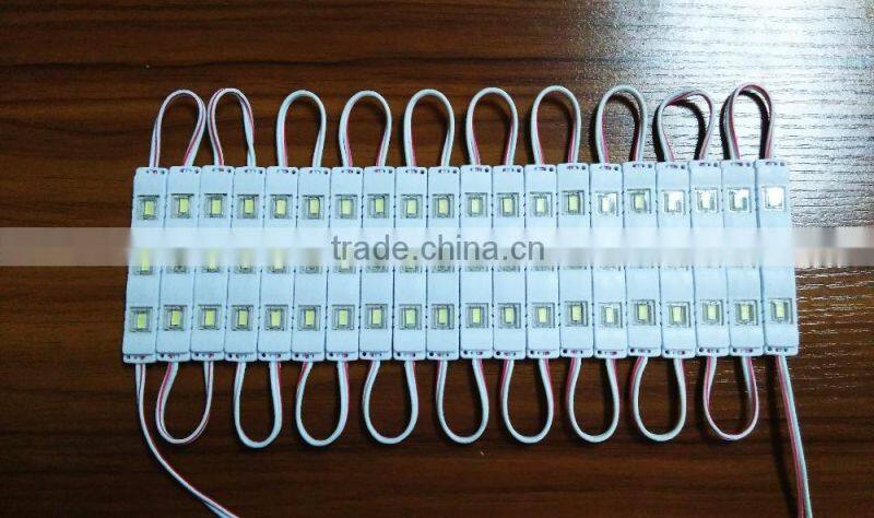 led module 5730 CE and Rohs certification Korea Samsung Injection 3 leds module with140 degree lens