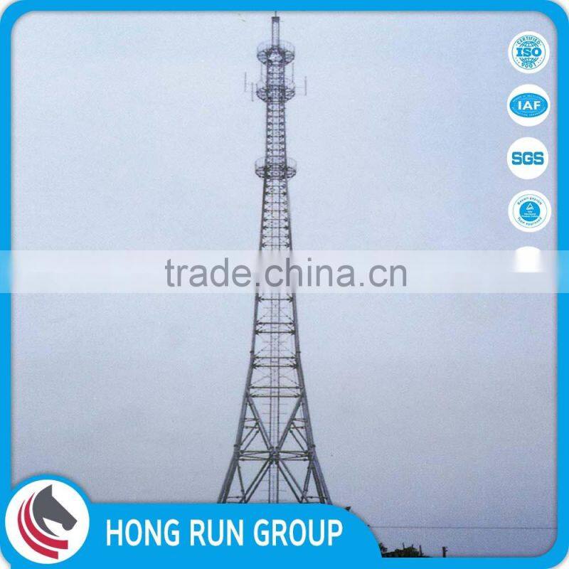 GSM Monopole Communication Tower Manufacturer ISO9001 Certified