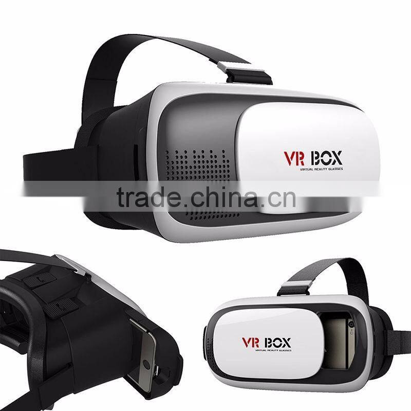 3D Glasses VR Box Reality Cardboard Movie Game for IOS iphone+Remote Control