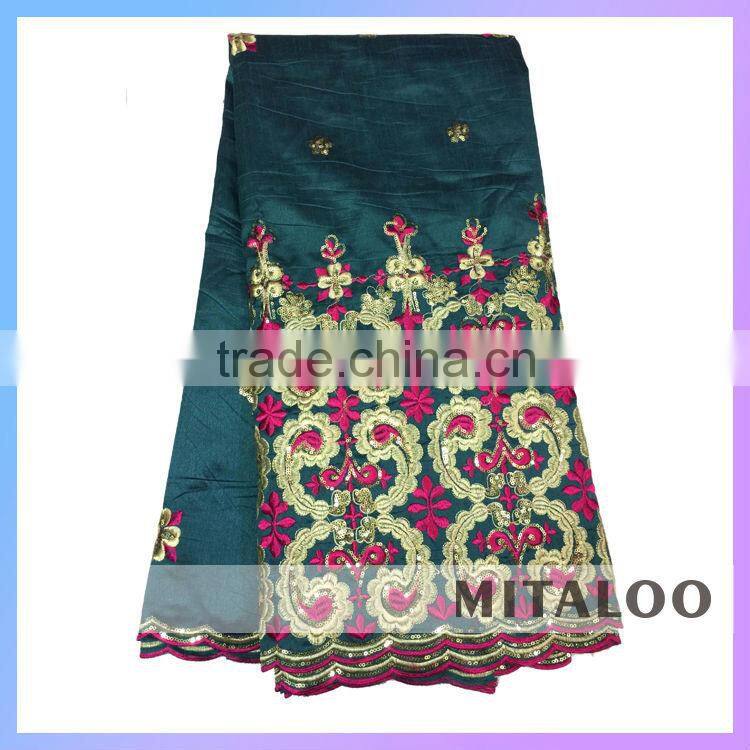 Mitaloo Quality Warranty Oem Nigerian George Fabric Wholesales African George Lace