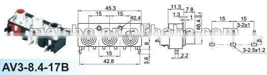 Universal female 3.5mm audio jack adapter