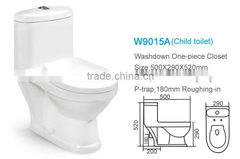 Quiet concealed flush saving water ABS children toilet water tank fitting