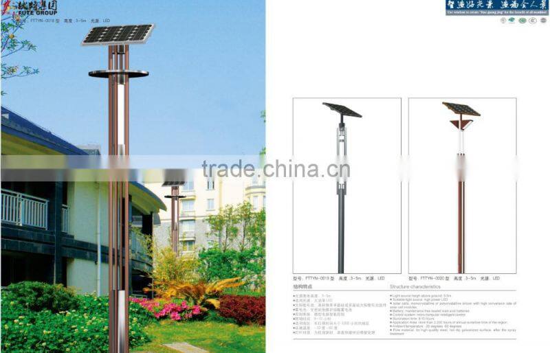 wholesale led solar garden lighting with free matenance battery