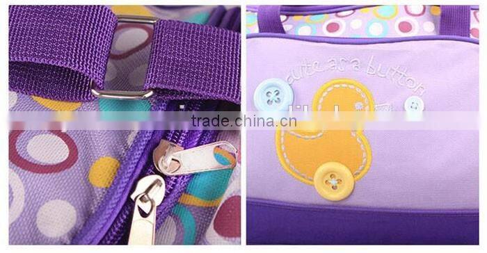 Wholesale cheap tote one shoulder mommy baby bag lovely diaper bag