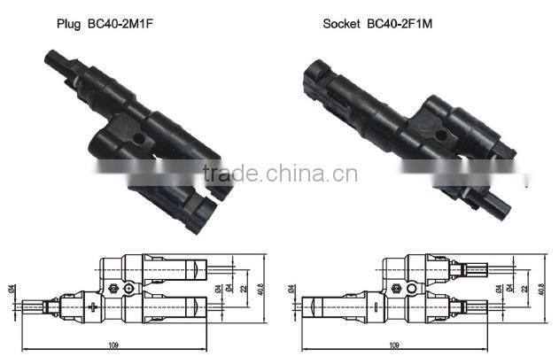 Solar module Split connector suit for MC4 connector