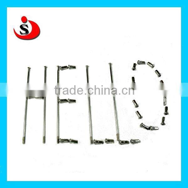 Motorcycle Colorful Stainless Steel Spokes And Nipples