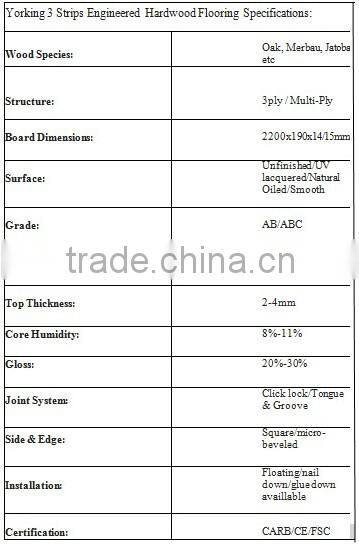 Merbau engineered hardwood flooring