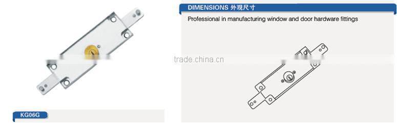 4104 mortise door lock body/lock cylinder for aluminium door