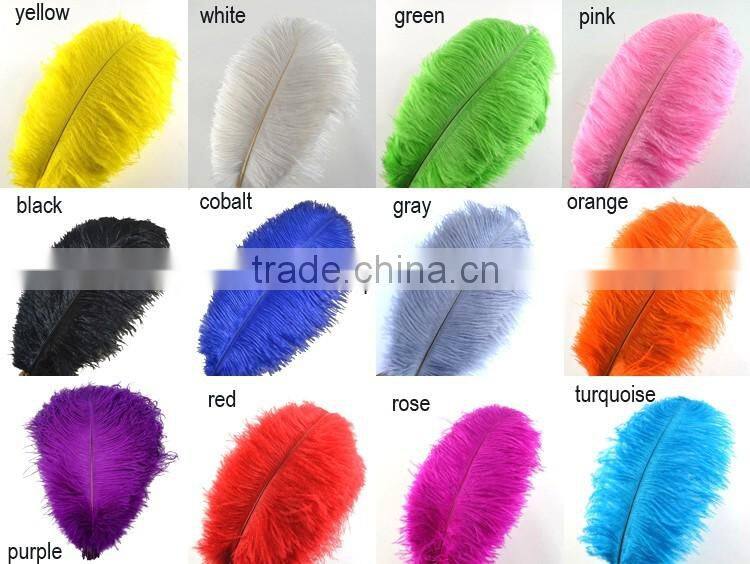 pink ostrich feathers, 15-75cm Ostrich Plume ,animal feathers for sale