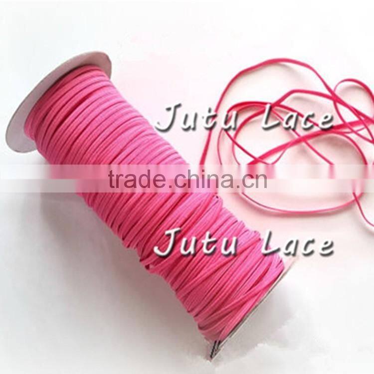 1/8''Thin Hair Skinny Elastic Trim - 29 Solid Colors Elastic For Hair Accessories foe