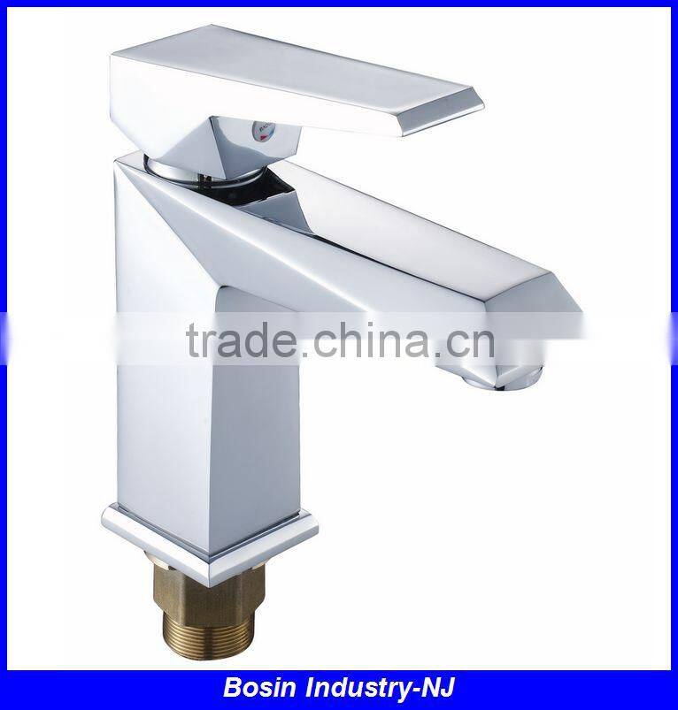 luxury single handle brass basin faucet
