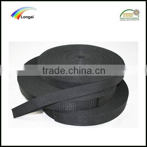 Plain Weave Polyester webbing, customized webbing for bag/garment