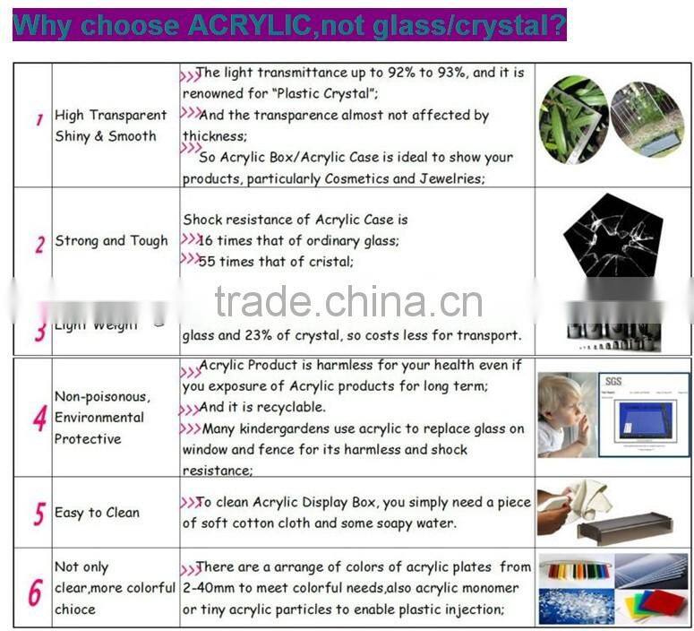 artificial flower vase! graceful acrylic transparentacrylic vase QCY-V4