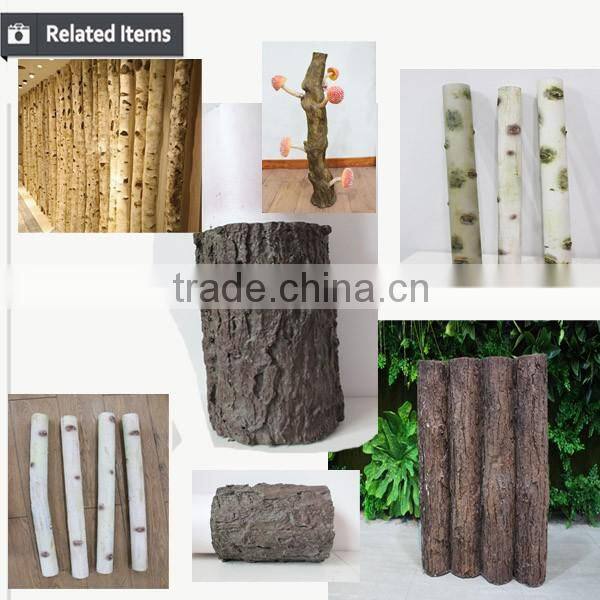 Artificial pine wood log for home decoration