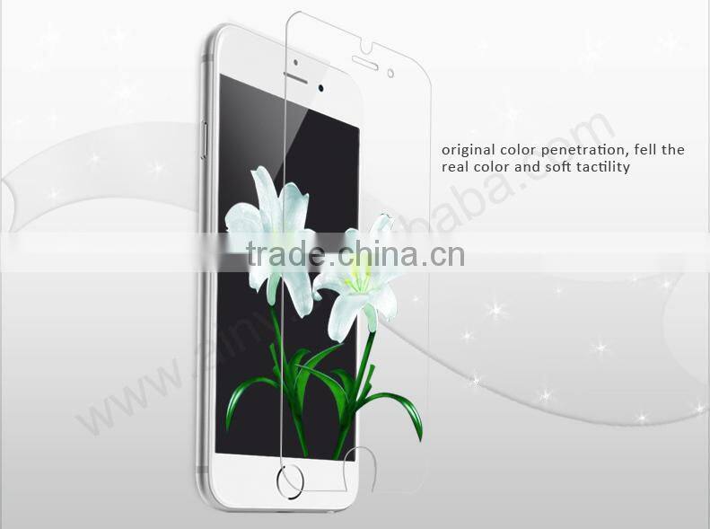 Ainy 2015 new products 0.2mm corning invisible tempered glass screen shield for Samsung Galaxy on7