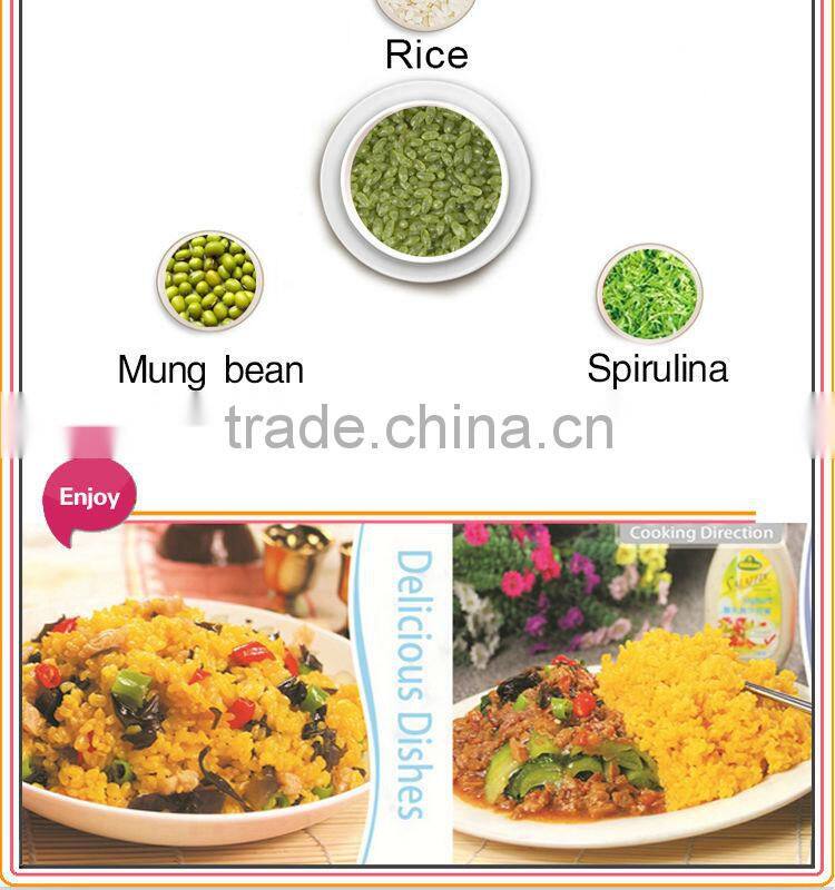 Instant Food Organic Green Rice Ready To Eat Foods Halal Product