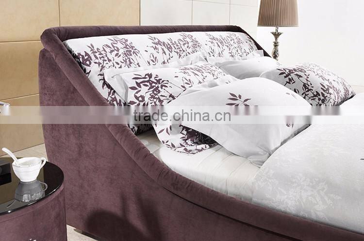 Home Furniture General Use and Bedroom Furniture King Size Fabric Bed