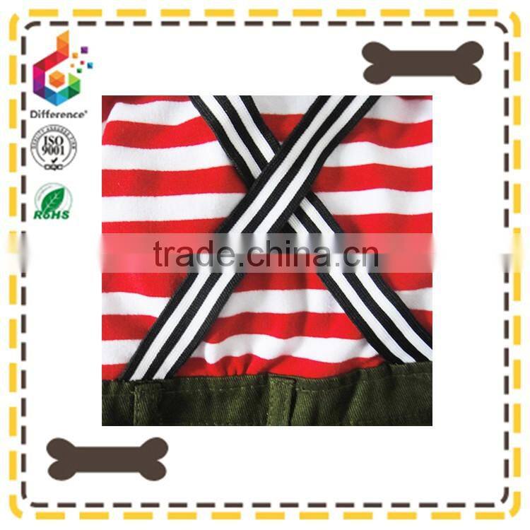 Sailor stripe dress for girl dogs high quality puppy dress