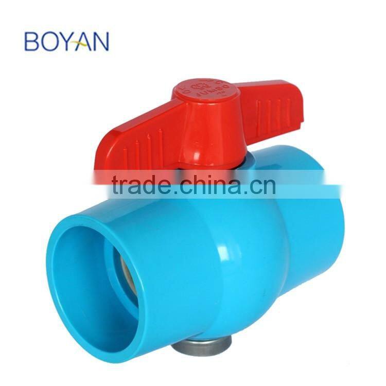 BOYAN ZheJiang TaiZhou Hot Sale In Thailand Plastic Blue Pvc Ball Valve