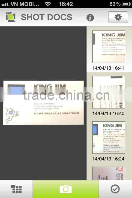 Shot Docs Name Card Holder - Store and find name card easily