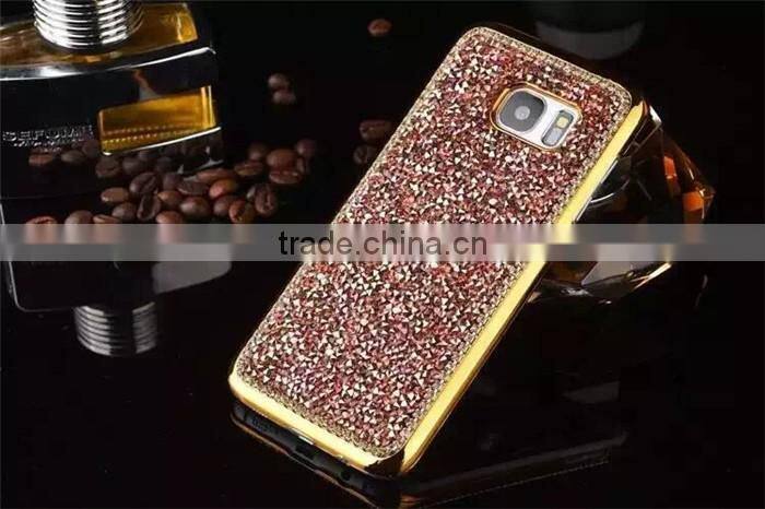 For Samsung S7 Sase Hybrid Back Covers Luxury Bling Style