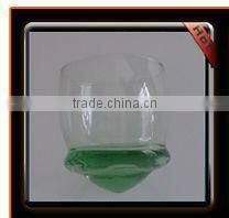 Blue Colored Cap Shaped Rocky Shot Glass Cup