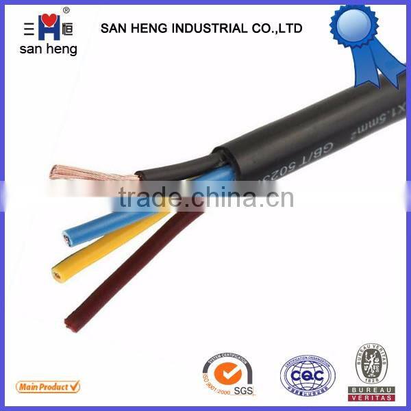 IEC RVV 2 cores 0.75mm2 multi stranded electric wire cable roll