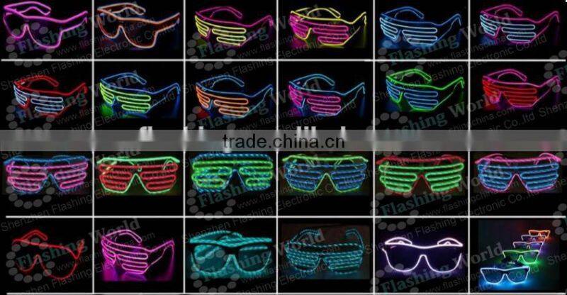 customerized High brightness el running color wire