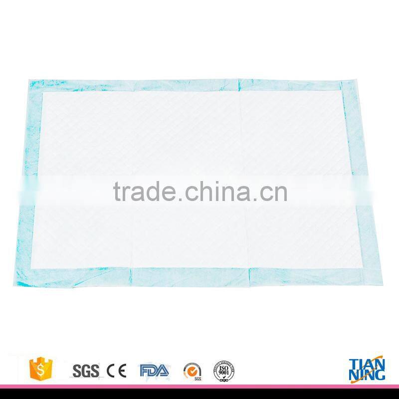 hospital nonreusable underpads with nonwoven fabric material medical products