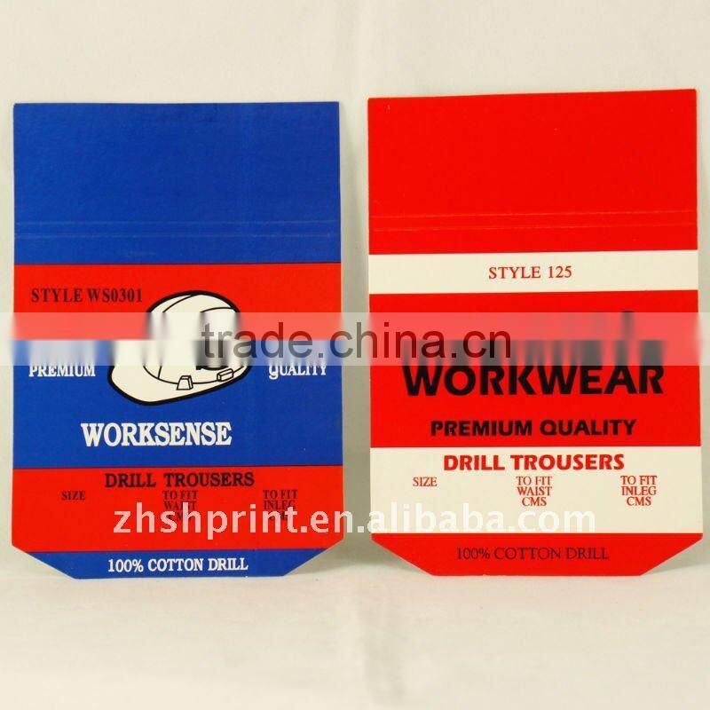 Nice garments hang tags