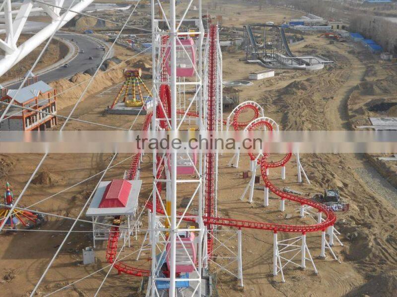 hot!!! Amusement park rides the 6-loop Roller Coaster for sale