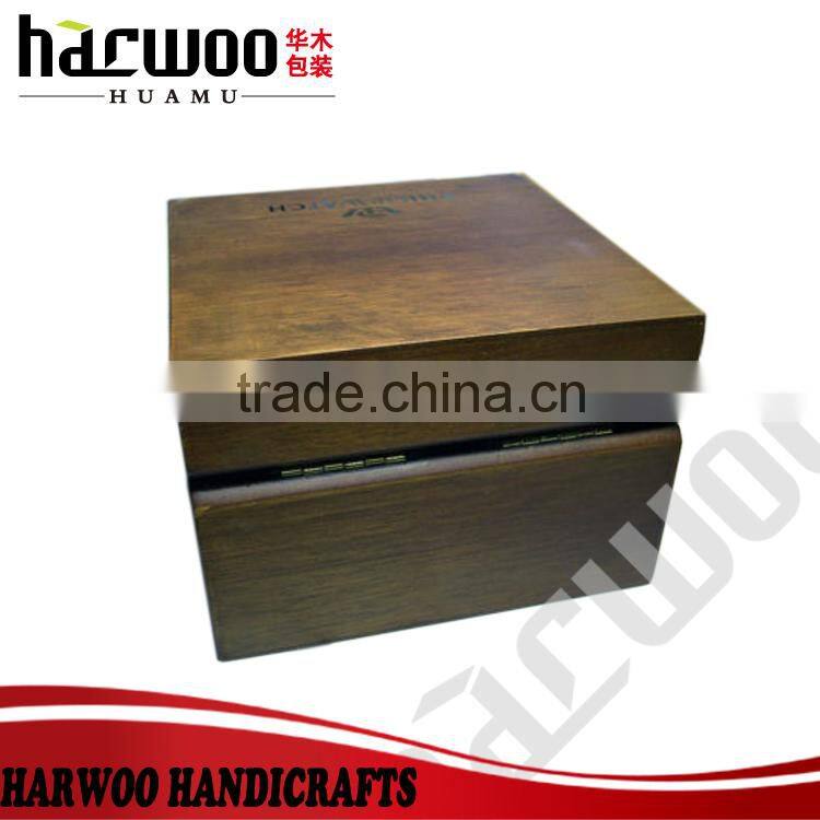 wooden rectangle watch box,simple wooden watch gift box,wooden display watch box