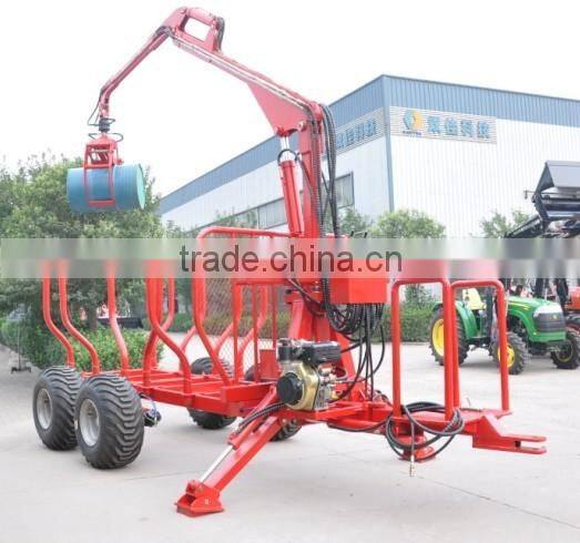 log trailers with grapple