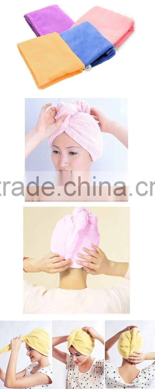 microfiber hair drying towel turban towels wrap for women