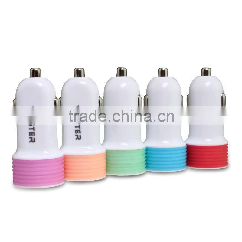 Veister promotional usb dual usb car charger 5v 3.1A HIGH QUALITY portable usb charger