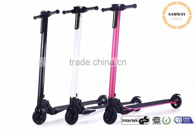 Samway Robot 2016 Newest Best quality light weight carbon fiber portable folding electric bike
