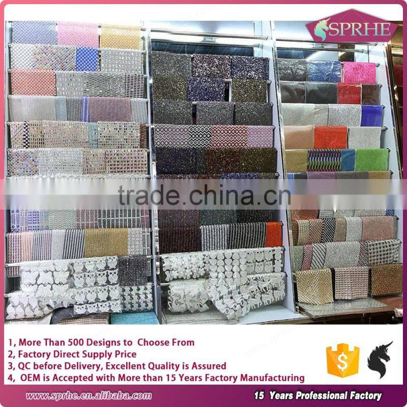 Adhesive Resin Stone Mesh Trimming